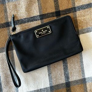 Kate Spade Black Wristlet